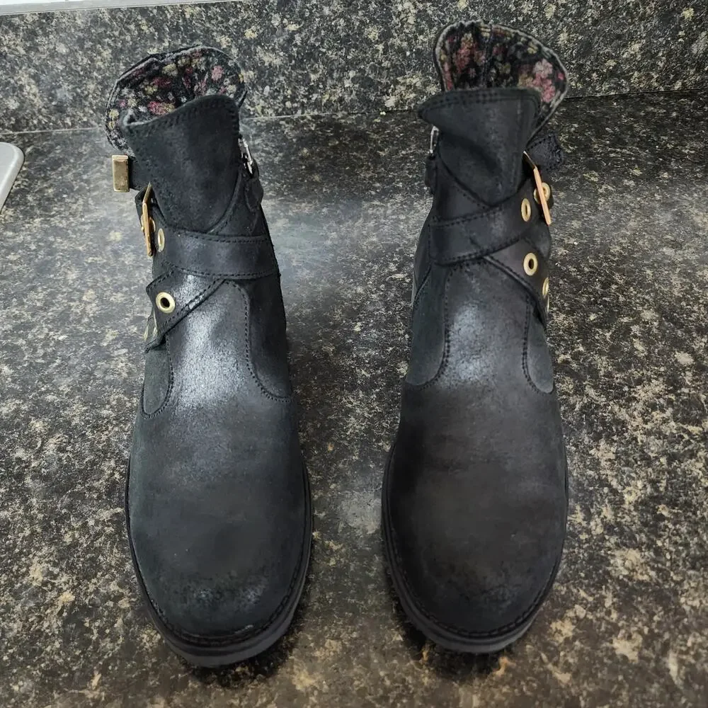 PRIMIGI Moto Short Boots Size 38 US 7.5